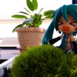 スマホカメラでねんどろいど初音ミクさんを撮ってみた。